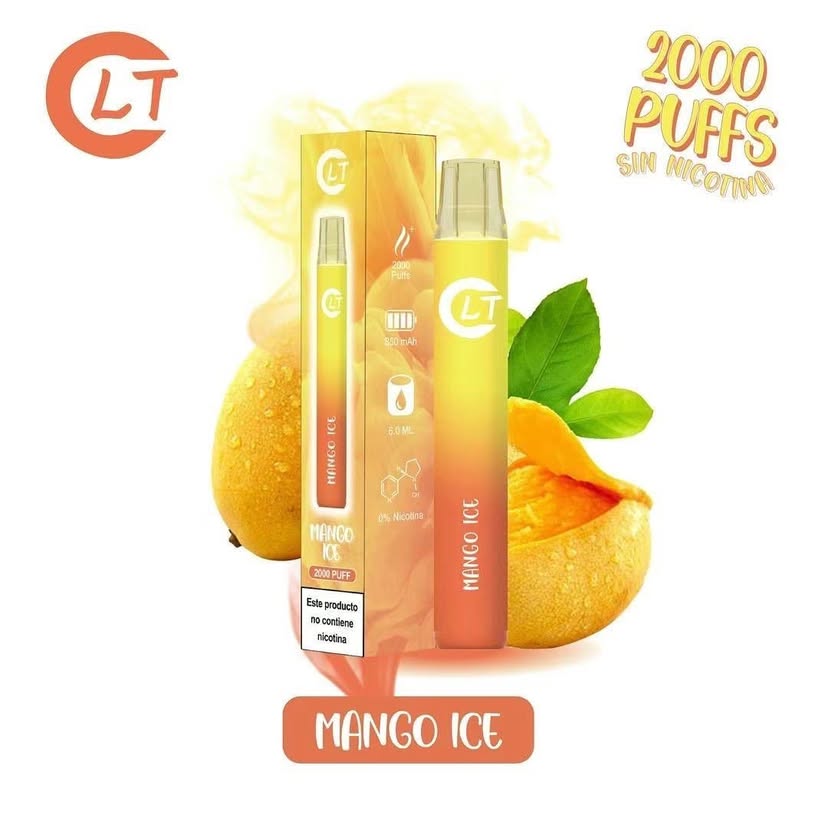 Vaper LT sin Nicotina Desechable Varios Sabores