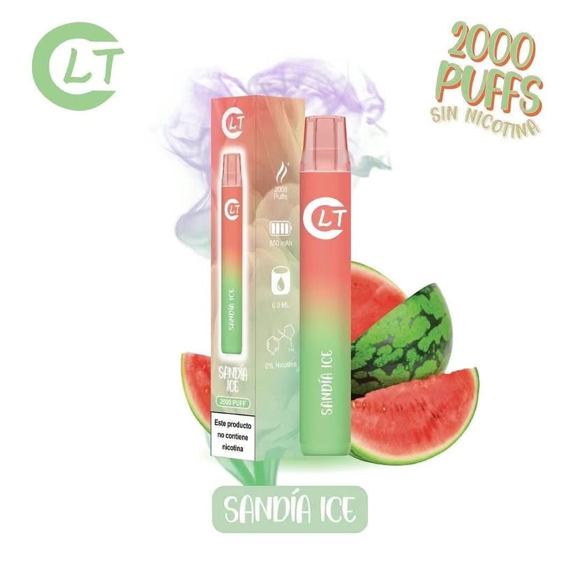 Vaper LT sin Nicotina Desechable Varios Sabores